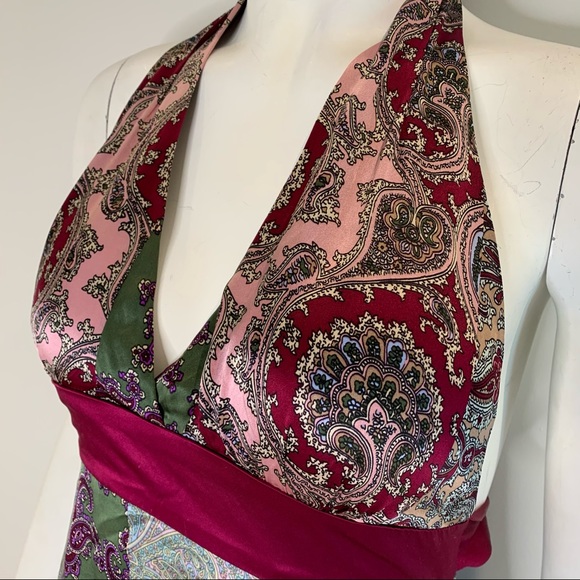 Patterned Halter Top EV0011 - Picture 3 of 9